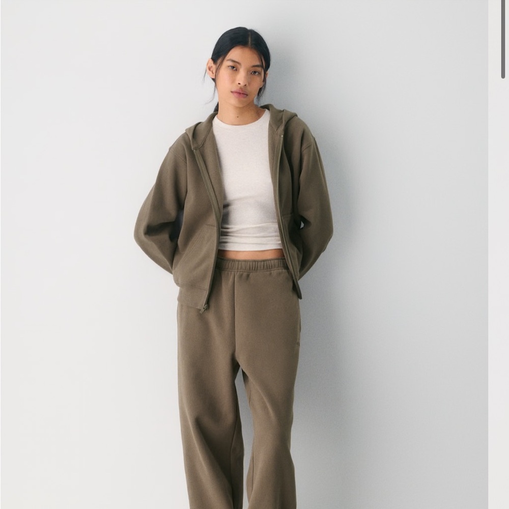 Tna Aritzia hoodie perfect evergreen color